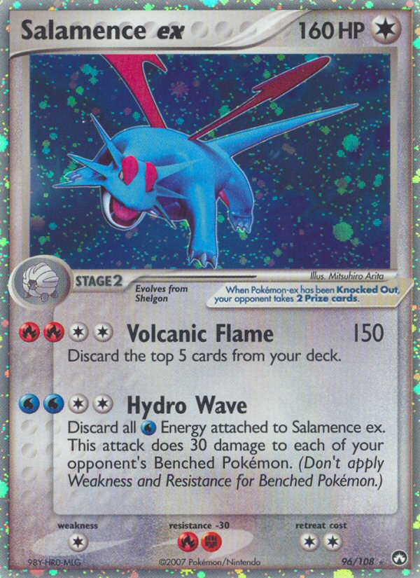 Salamence ex (96/108) - Power Keepers Pokémon Card