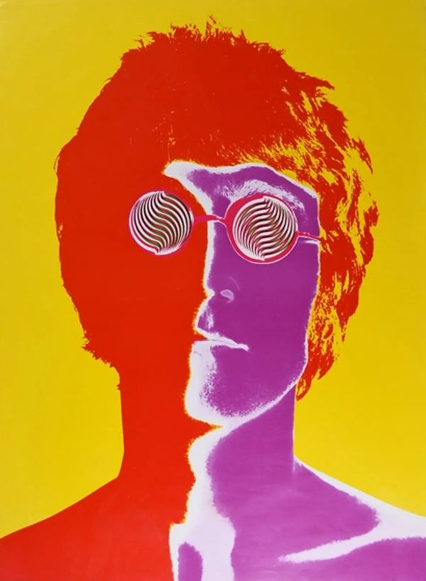 John Lennon of The Beatles Stern Magazine Poster 1967