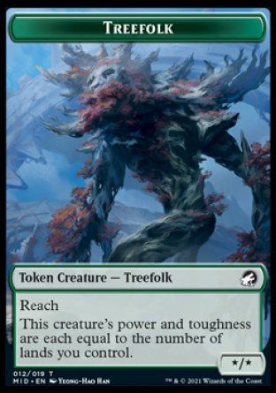 Treefolk (Innistrad: Midnight Hunt) Trading Card