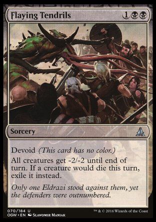 Flaying Tendrils (Oath of the Gatewatch) Trading Card