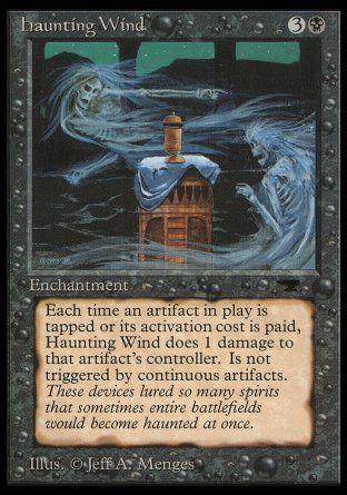 Haunting Wind (Antiquities) Trading Card