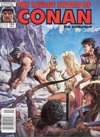 The Savage Sword of Conan #154 Comic