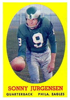 Auction Prices Realized Football Cards 1958 Topps Sonny Jurgensen