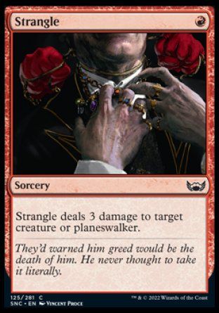 Strangle (Streets of New Capenna) Trading Card