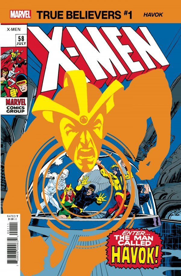 True Believers: X-men - Havok Comic
