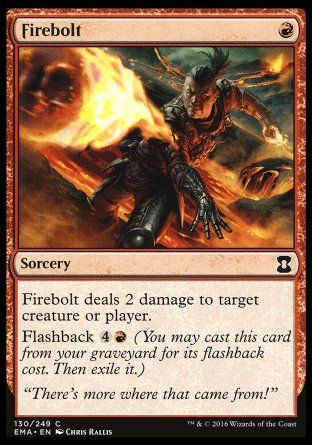 Firebolt (Eternal Masters) Trading Card