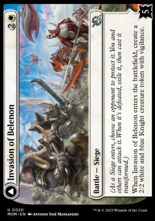 Invasion of Belenon (March of the Machine) Trading Card