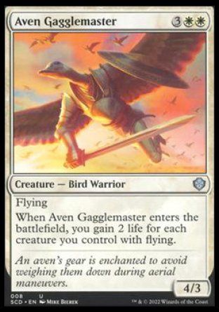 Aven Gagglemaster (Starter Commander Decks) Trading Card