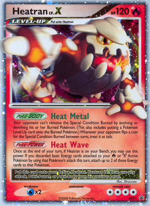 Heatran LV.X (DP31) - DP Black Star Promos