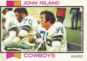 John Niland 1973 Topps #10 Sports Card