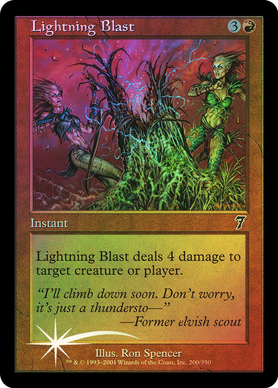 Lightning Blast (7th Edition - Foil) Trading Card