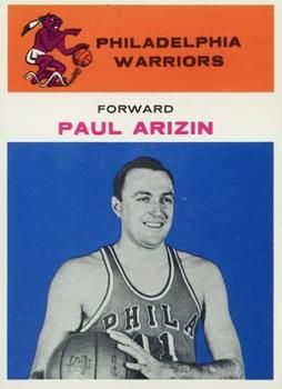 Paul Arizin 1961 Fleer #2 Sports Card