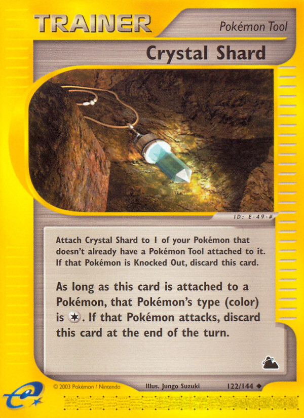 Crystal Shard (122/144) - Skyridge Pokémon Card