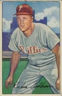 Richie Ashburn 1952 Bowman Baseball #53 Sports Card