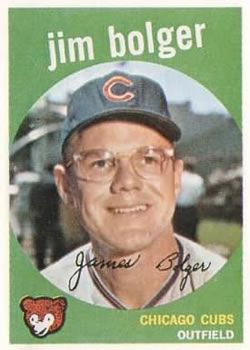 Jim Bolger 1959 Topps #29 Sports Card