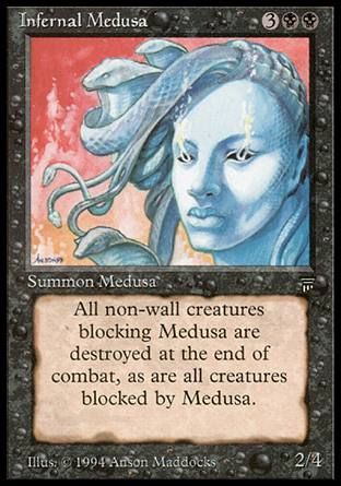 Infernal Medusa (Legends) Trading Card