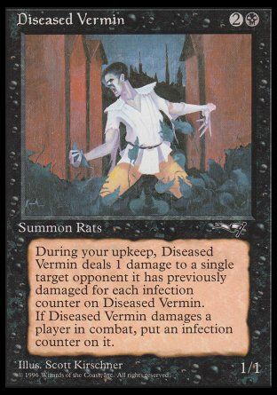 Diseased Vermin (Alliances) Trading Card