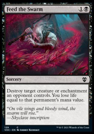 Feed the Swarm (Innistrad Crimson Vow Commander Decks) Trading Card