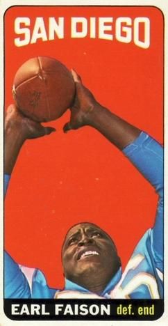 Earl Faison 1965 Topps #158 Sports Card