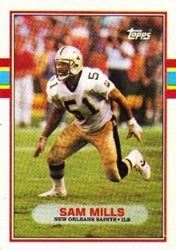 Sam Mills 1989 Topps #155