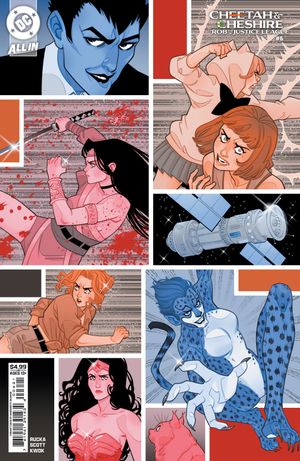Cheetah And Cheshire Rob The Justice League #6 (Cvr C Marguerite Sauvage Card Stock Variant)
