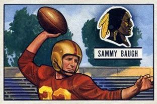 Sammy Baugh 1951 Bowman #34 Sports Card