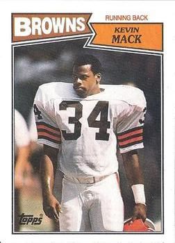 Kevin Mack 1987 Topps #82 Sports Card
