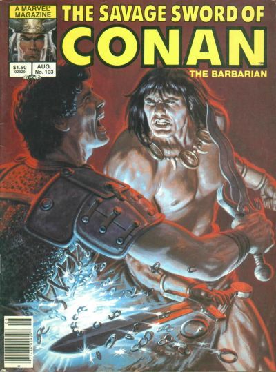 The Savage Sword of Conan #103 Comic