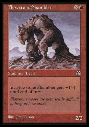 Flowstone Shambler (Stronghold) Trading Card