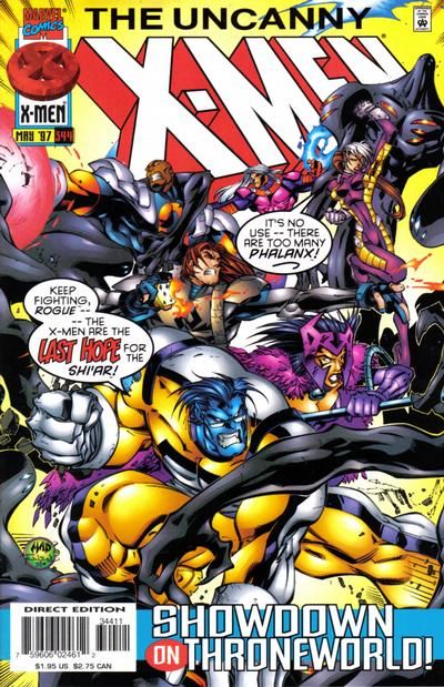 Uncanny X-Men #344 Comic