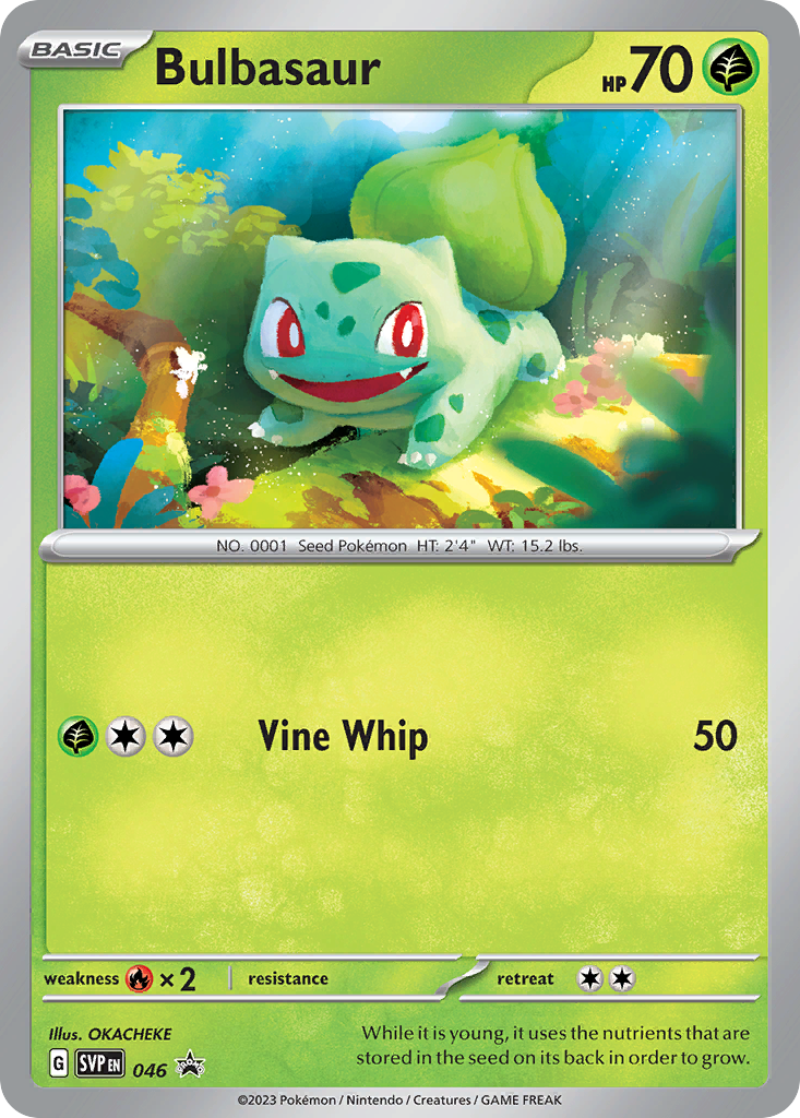 Bulbasaur (46/148) - Scarlet & Violet Black Star Promos Pokémon Card