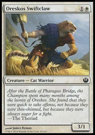 Oreskos Swiftclaw (Journey into Nyx) Trading Card