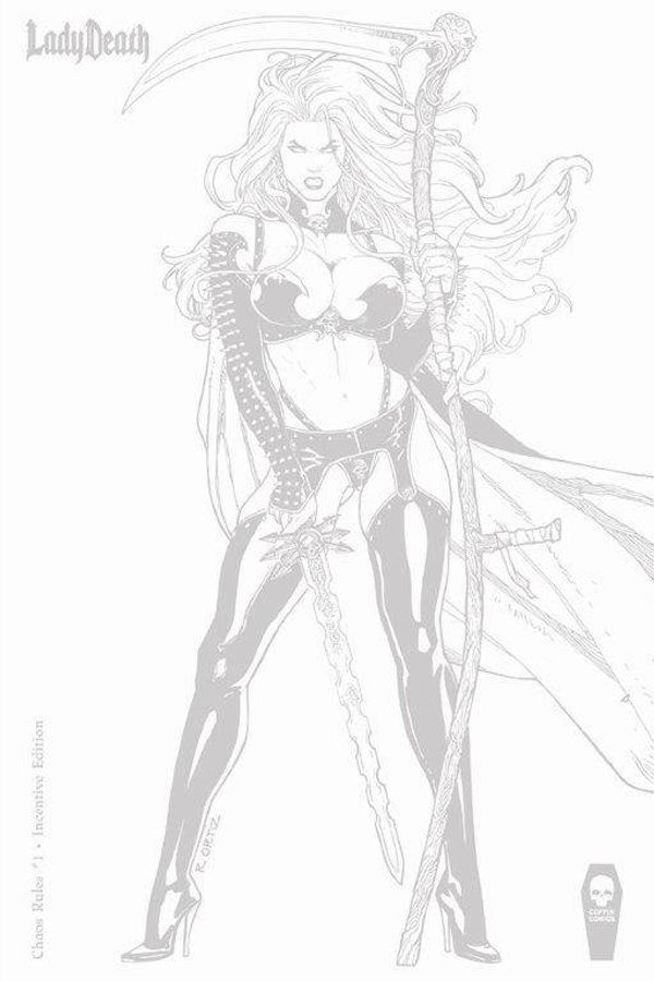 Lady Death: Chaos Rules #1 (Ortiz 10 Copy Cover Cover)
