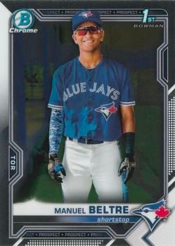 Manuel Beltre 2021 Bowman Chrome - Prospects Baseball #BCP-244 Sports Card