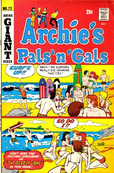 Archie's Pals 'N' Gals #72 Comic