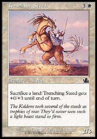 Trenching Steed (Prophecy) Trading Card