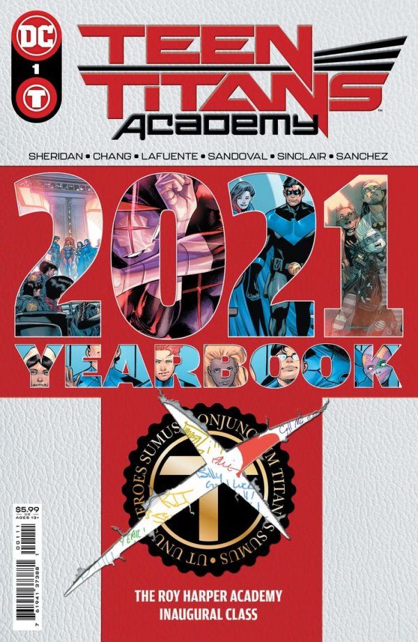 Teen Titans Academy 2021 Yearbook Comic