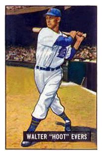 Walter Evers 1951 Bowman #23 Sports Card