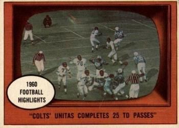 Johnny Unitas 1961 Topps #57 Sports Card