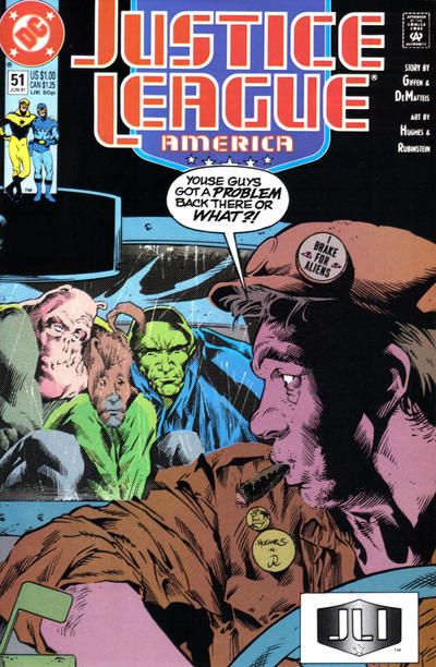 Justice League America #51 Comic