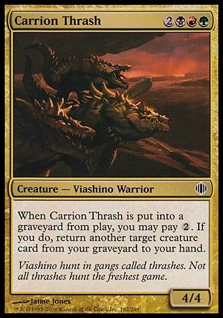 Carrion Thrash (Shards of Alara) Trading Card