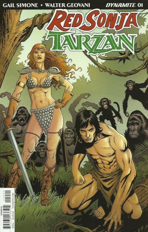 Red Sonja/Tarzan #1 (Cover D Geovani)