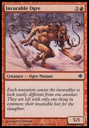 Incurable Ogre (Shards of Alara) Trading Card