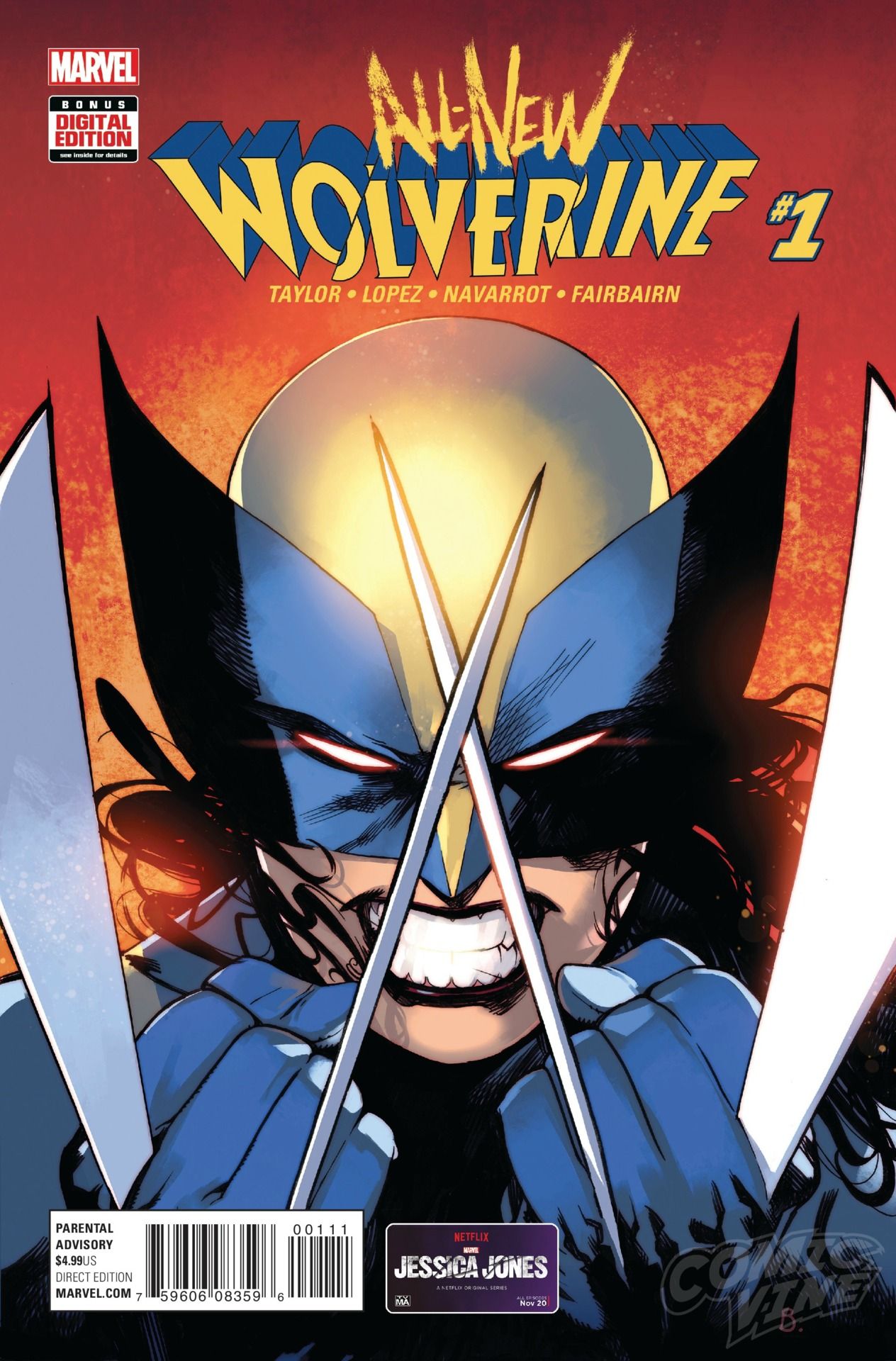 All New Wolverine #1 Comic