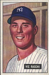 Vic Raschi 1951 Bowman #25 Sports Card