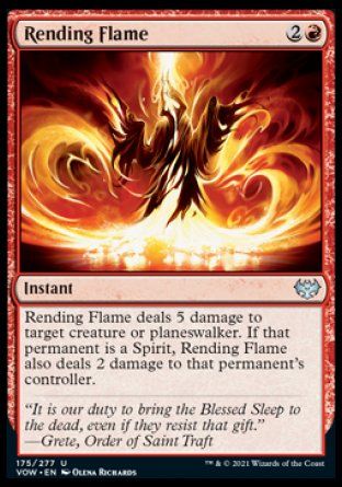 Rending Flame (Innistrad: Crimson Vow) Trading Card