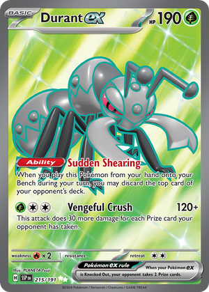 Durant ex (215/191) - Surging Sparks