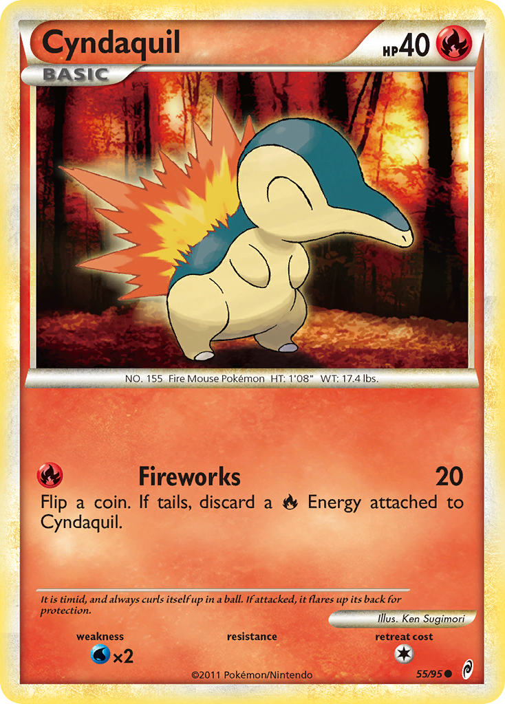 Cyndaquil (55/95) - Call of Legends Pokémon Card