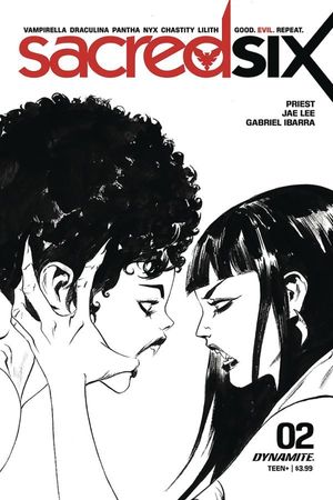 Sacred Six #2 (30 Copy Lee B&w Cover)