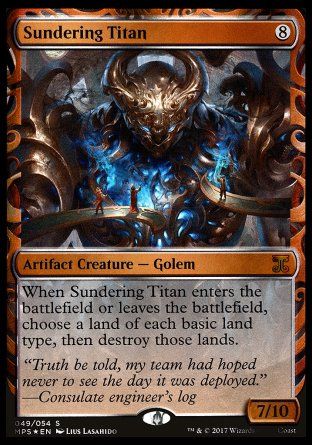 Sundering Titan (Kaladesh Inventions) Trading Card